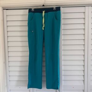 Figs Teal Technical Collection Pants